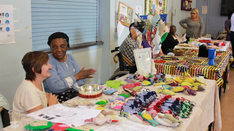 Stalls at Ladywell Day Centre's Spring Event Pic: Hana Walker-Brown