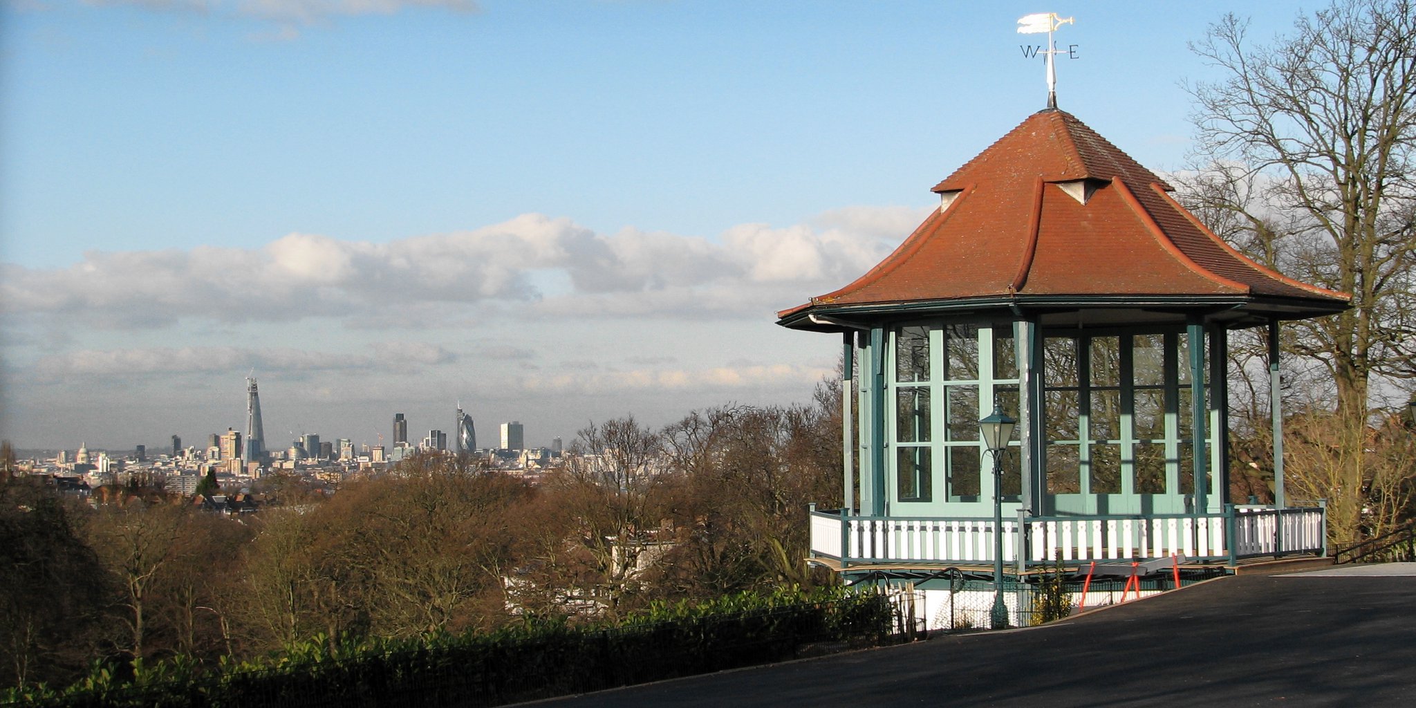 Horniman bandstand skyline. Pic: Wikimedia Commons