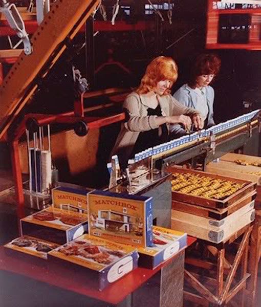 Women at work in a Lesney factory in the mid 60s. Pic: Giles Chapman/Britain's Toy Car Wars