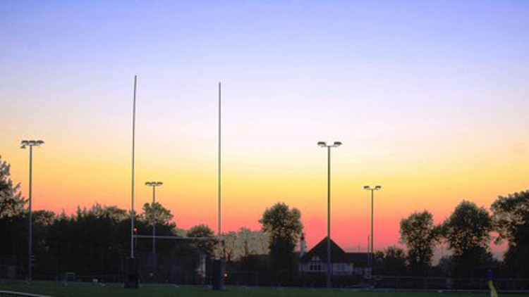 The rugby pitches at the Whitgift School in Croydon PIc: N Chadwick