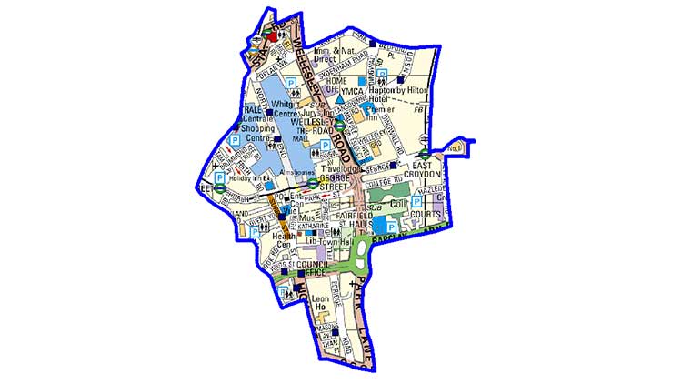3. The PSPO Applies To These Areas Of Croydon Town Centre. Pic Croydon Cabinet 1 