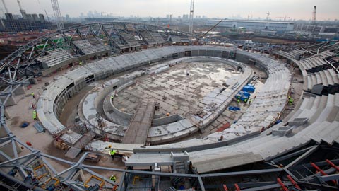 The Velodrome looks set to finish first in the race for completion