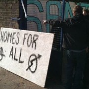 Squatters on Mare Street resist eviction