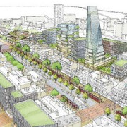 Artists impression northwest across Whitechapel Road Pic: Tower Hamlets Council
