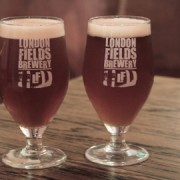 Glasses Of London Fields Brew