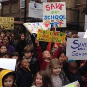 More than 500 people have signed a petition against the proposed expansion of Edmund Waller Primary School Pic: Stephanie Liptrot