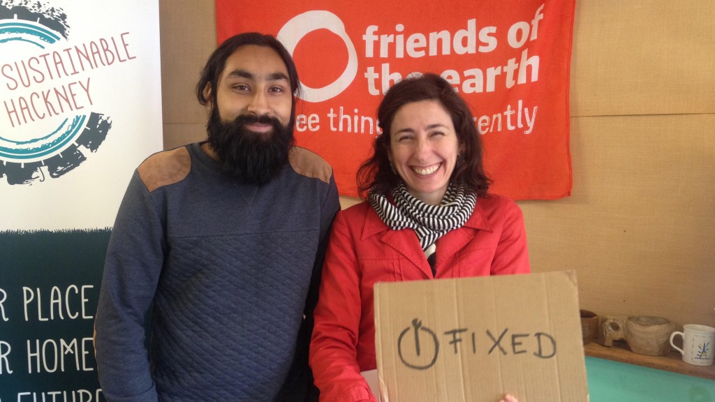 Hackney Fixers present The Big Fix to help mend old electricals, clothing, bikes and more. Pic Kate Hand