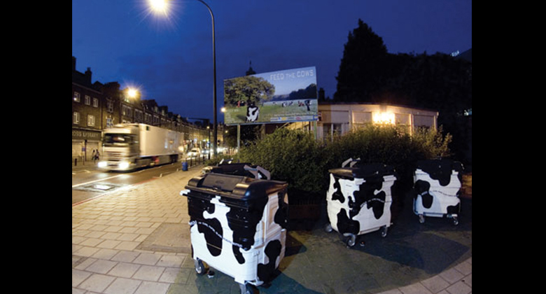Cowbins on New Cross Road. (Photo credit: Lewisham Council)