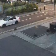 CCTV still of the white BMW shortly before shooting. Pic; Metropolitan Police
