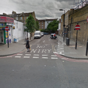 Three people were attacked with a noxious substance on the Shacklewell Lane, Alvington Crescent junction. Pic: Google Maps