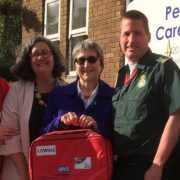 The 'Red Bag' scheme was implemented in May, and has now reached every care home in Lewisham, Pic: Chris Best