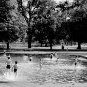 Clissold Park pool, Hackney in 1958